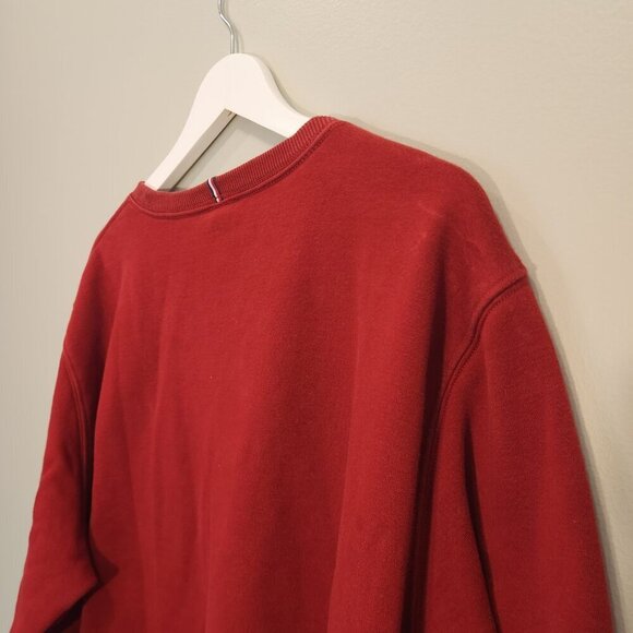 Tommy Hilfiger Vintage Signature Sweatshirt Retro Red - Size XXL - Picture 4 of 8